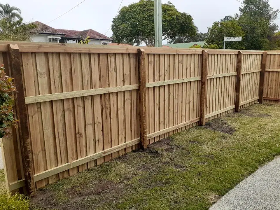 Timber fencing